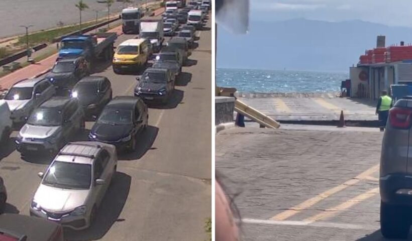 Travessia de balsa tem atraso de até 2 horas no Litoral Norte