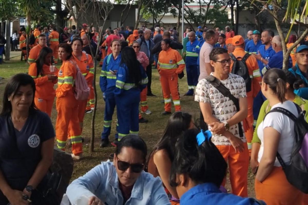 Greve na Urbam em São José dos Campos