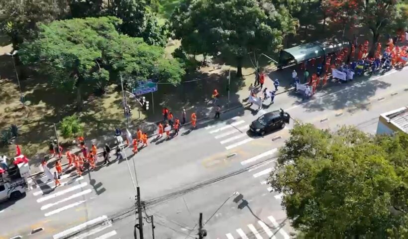 Passeata da URBAM tem baixa adesão em SJC