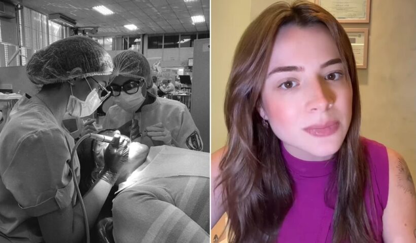 Imagem de duas ex-alunas da Unesp de SJC que relataram terem sido vítimas de estupro na instituição
