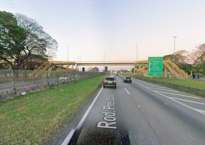 km 128 da Dutra em Caçapava