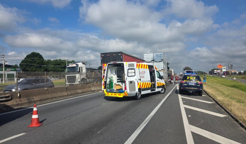 Atropelamento na Dutra deixa um morto e 9 km de congestionamento