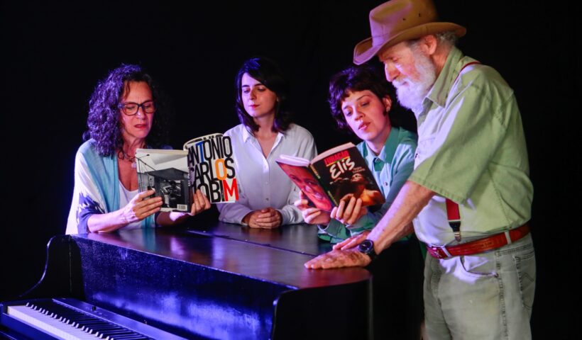 Integrantes do grupo Yulle, que fazem o Tributo a Tom Jobim