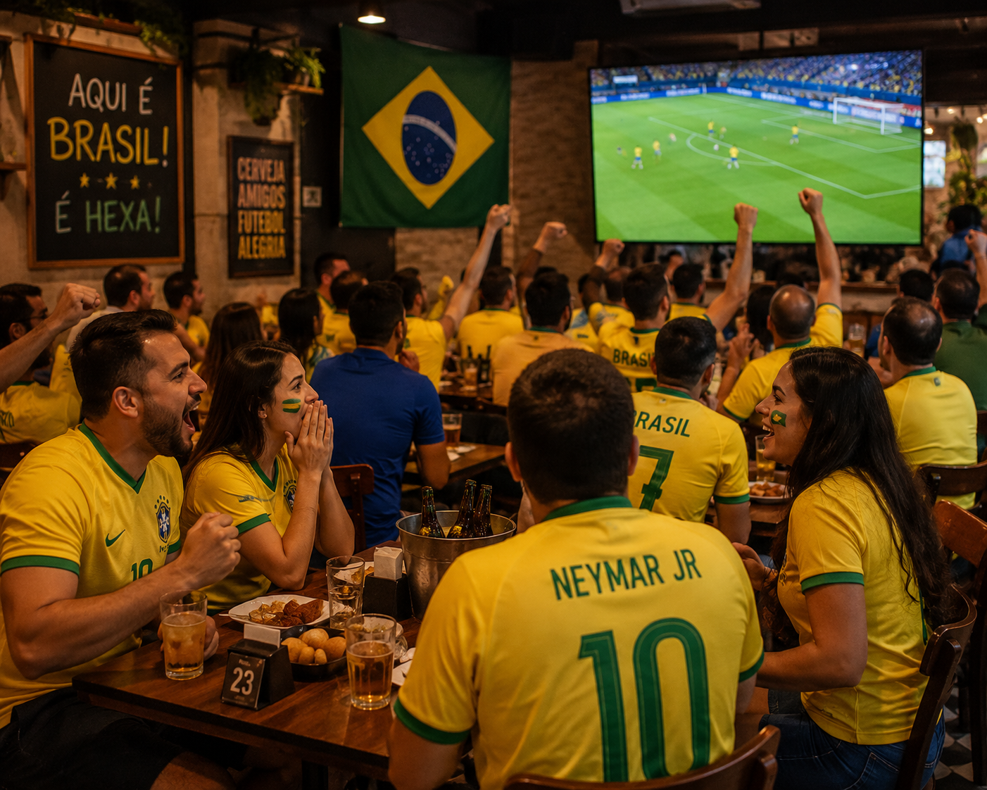 movimento de bares e restaurantes durante a Copa de 2026