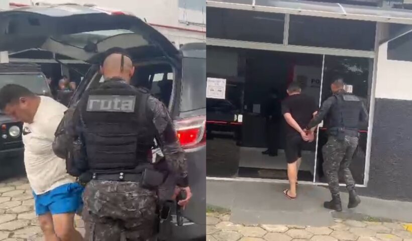 Homens procurados pela Justiça foram presos em Ubatuba