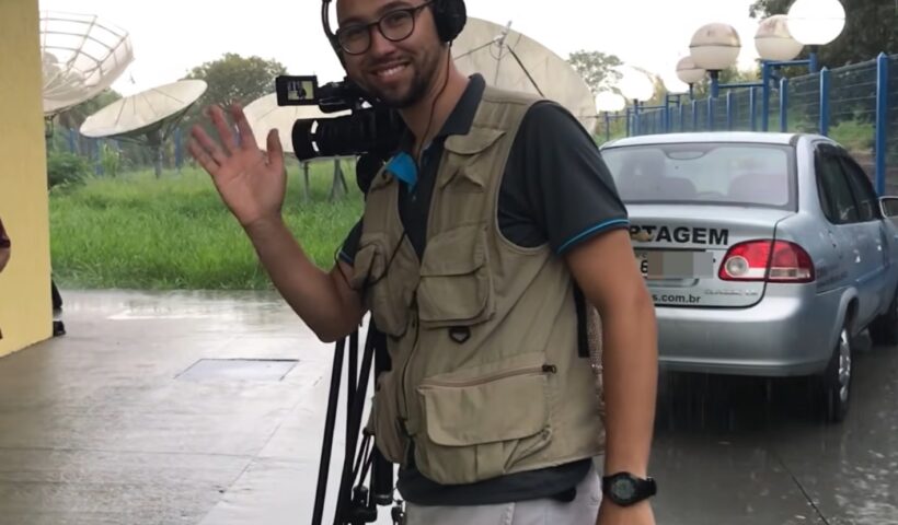 cinegrafista Luiz Felipe de Oliveira, de 28 anos, morto em acidente de trânsito no vale do paraíba