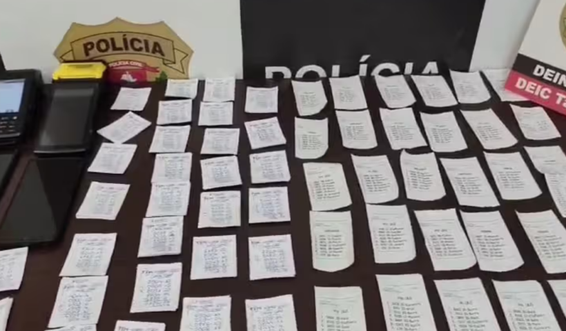 Operação da Polícia Civil fechou pontos de jogo do bicho no Mercado Municipal de Taubaté e apreendeu máquinas de apostas.