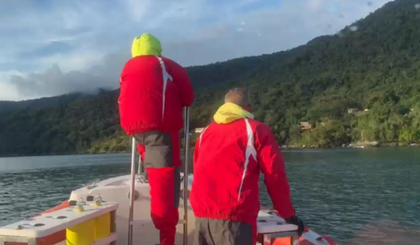 Casal desaparece durante passeio de jet ski em Ilhabela e mobiliza equipes do GBMar e da Marinha em buscas no Litoral Norte de SP.