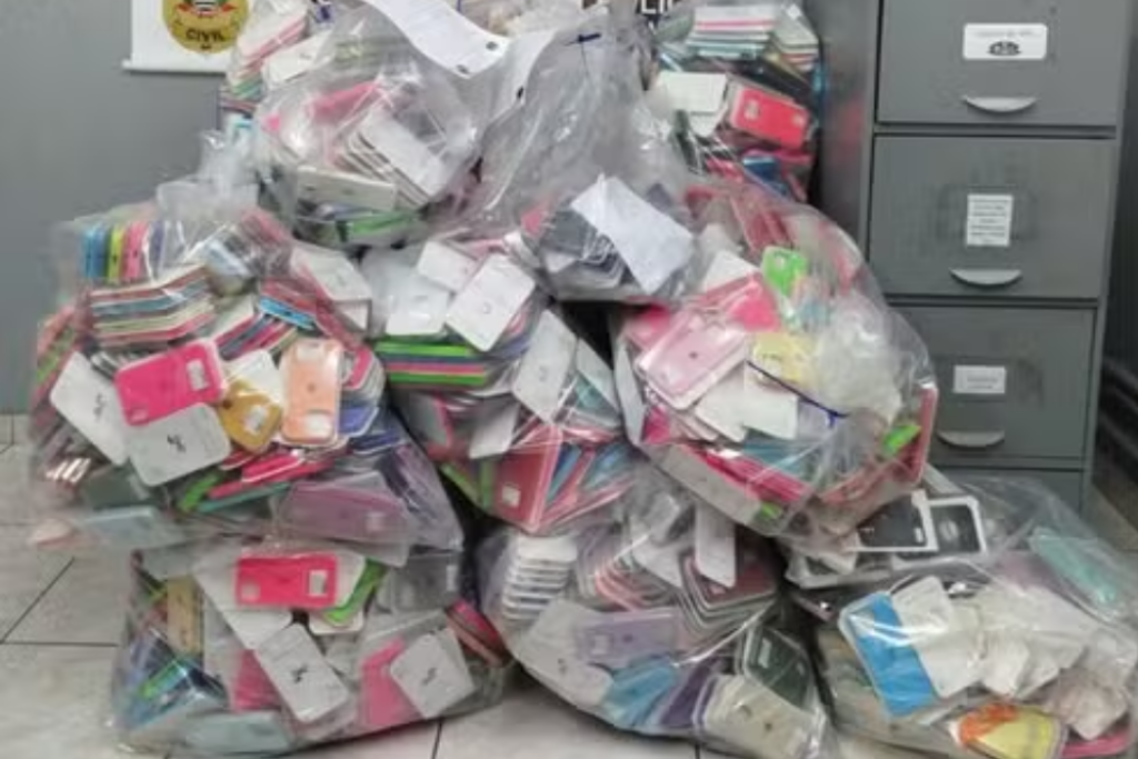 Polícia Civil apreendeu 2.585 produtos falsificados em São José dos Campos