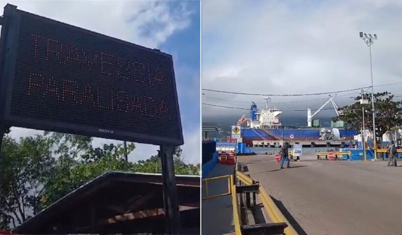 Travessia de balsa entre São Sebastião e Ilhabela é suspensa por ventos fortes