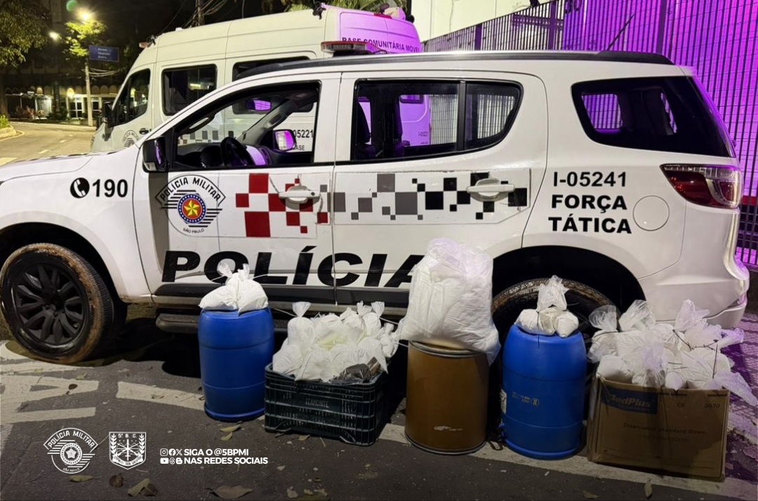 Casal é preso com mais de 78 kg de cocaína em Pindamonhangaba