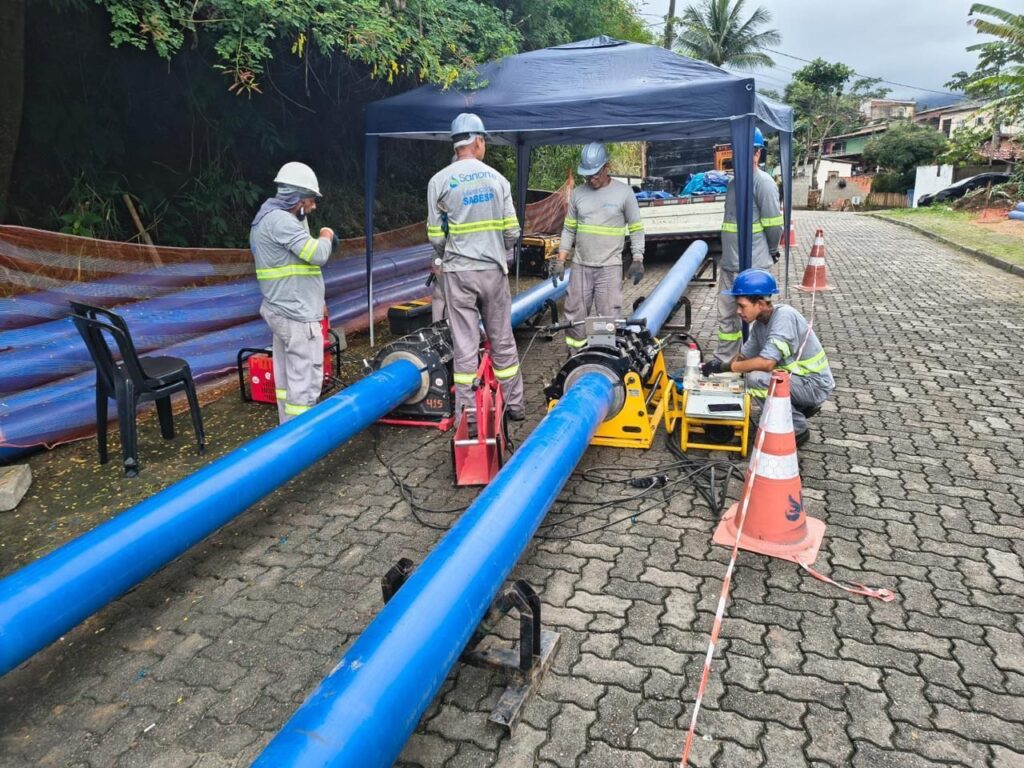 Obra da Sabesp altera trânsito em bairros de Ilhabela
