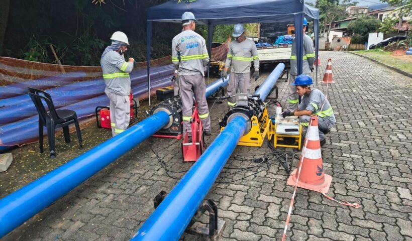 Obra da Sabesp altera trânsito em bairros de Ilhabela