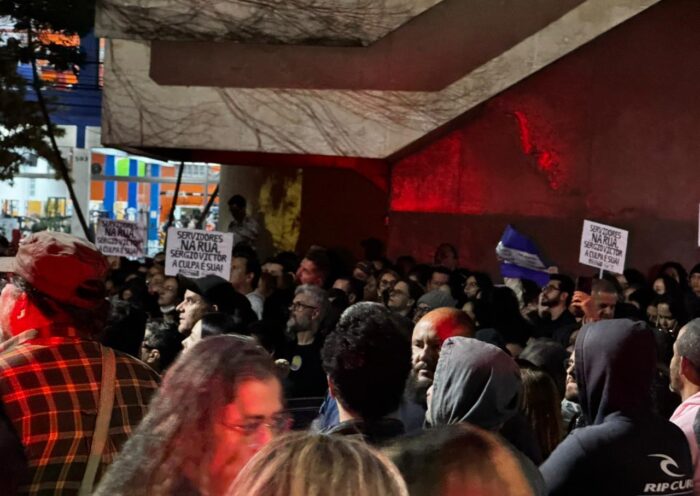 Manifestação dos servidores municipais de Taubaté