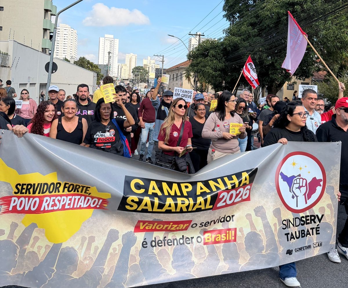 greve dos servidores de Taubaté