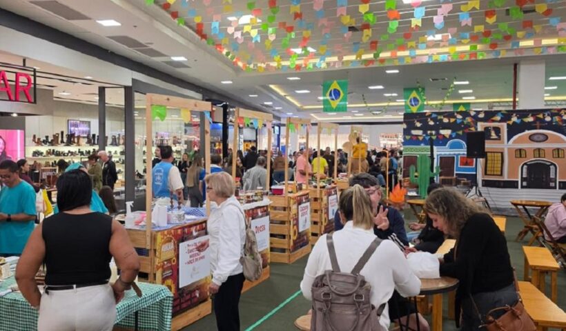 Após sucesso de público, shopping de SJC amplia horário do 'Arraiá Solidário'