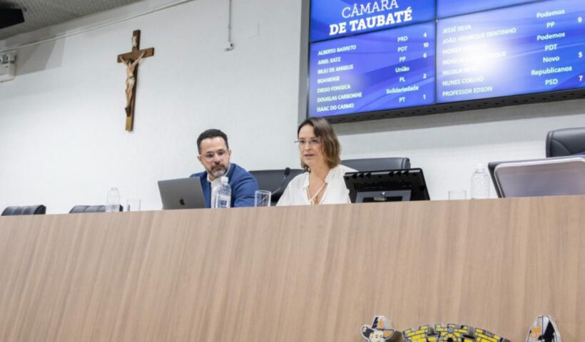 A nova reitoria Unitau será formada por Letícia Maria Pinto da Costa e Alexandre de Paiva Luciano