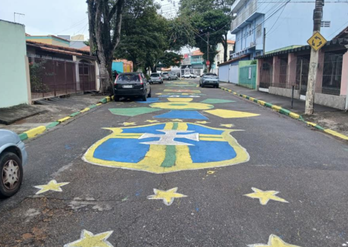 Prefeitura de São José dos Campos autorizou a pintura de 86 ruas para as comemorações da Copa do Mundo