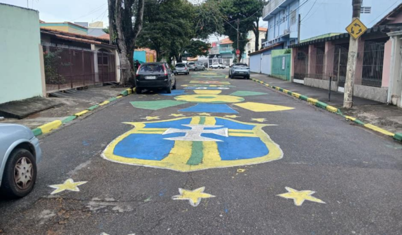Prefeitura de São José dos Campos autorizou a pintura de 86 ruas para as comemorações da Copa do Mundo