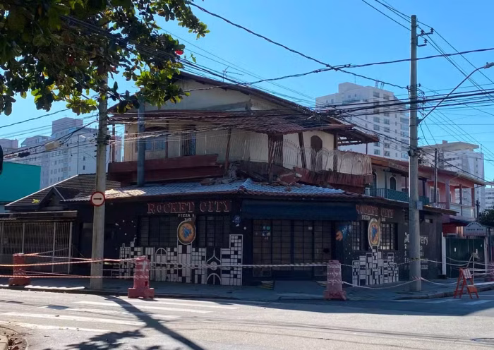 Imóvel Interditado na zona sul de São José dos Campos. Foto: Laurene Santos/G1