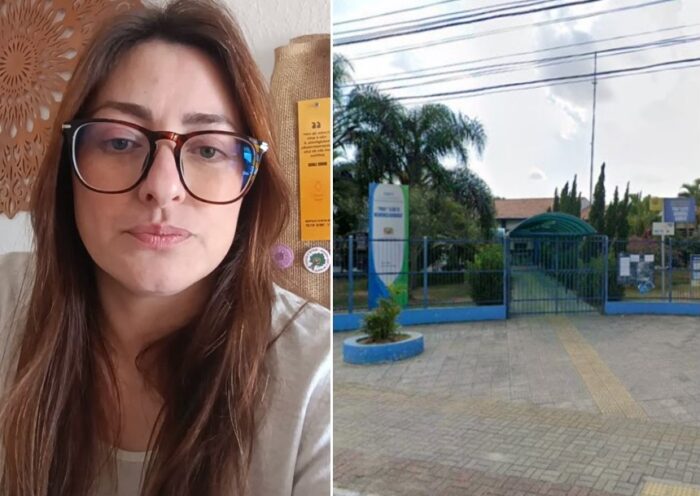 Professora de SJC divulga novo vídeo após caso de vidro em água na escola
