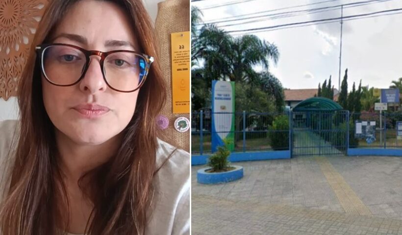 Professora de SJC divulga novo vídeo após caso de vidro em água na escola