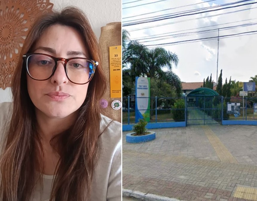 Professora de SJC divulga novo vídeo após caso de vidro em água na escola