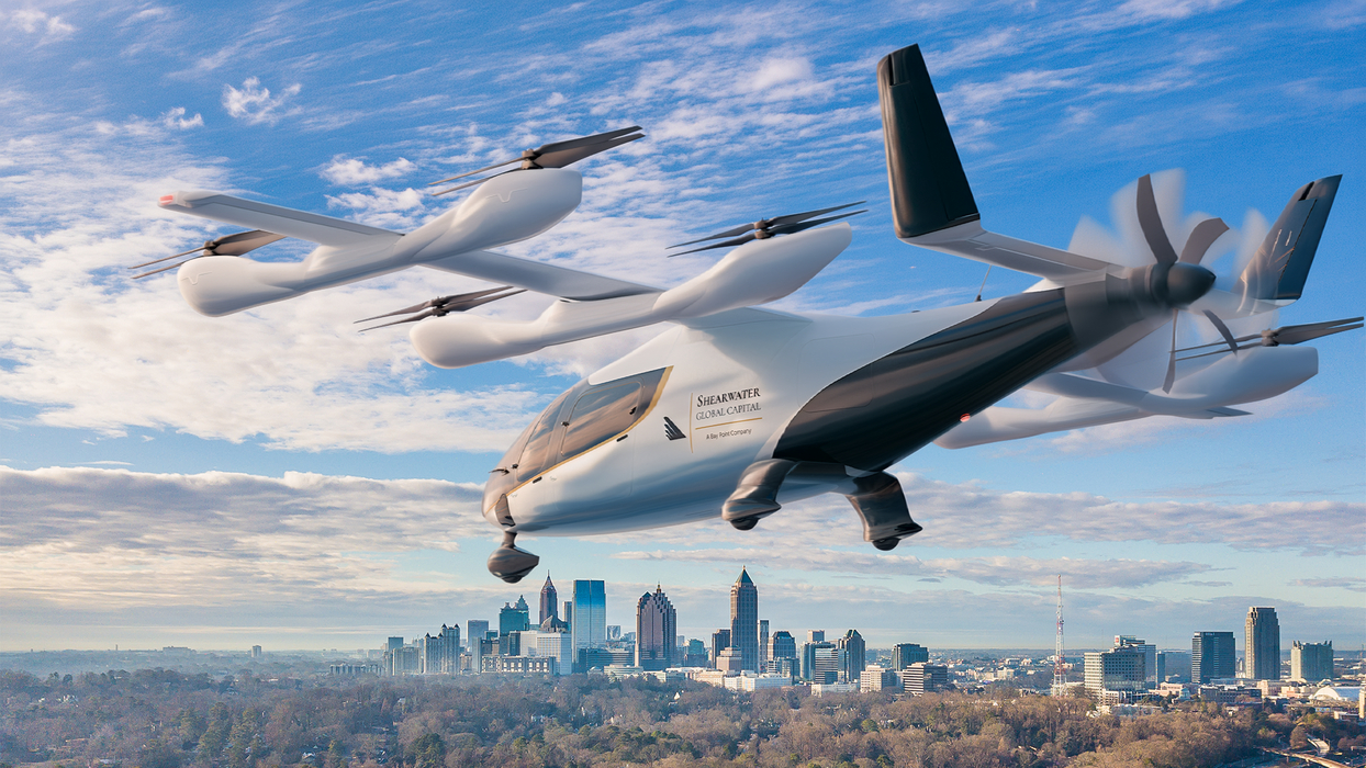 Evtol da Shearwater Global Capital, empresa de financiamento de aviação da Bay Point