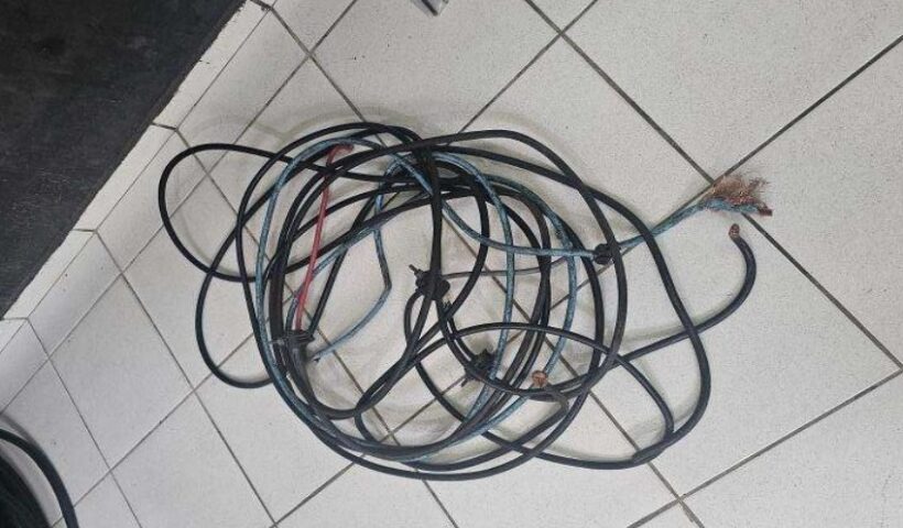 Furto de cabos elétricos