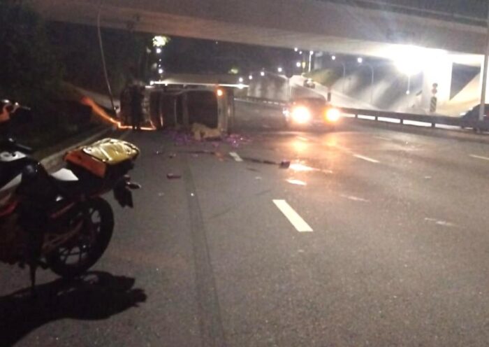 Acidente no Anel Viário em São José dos Campos