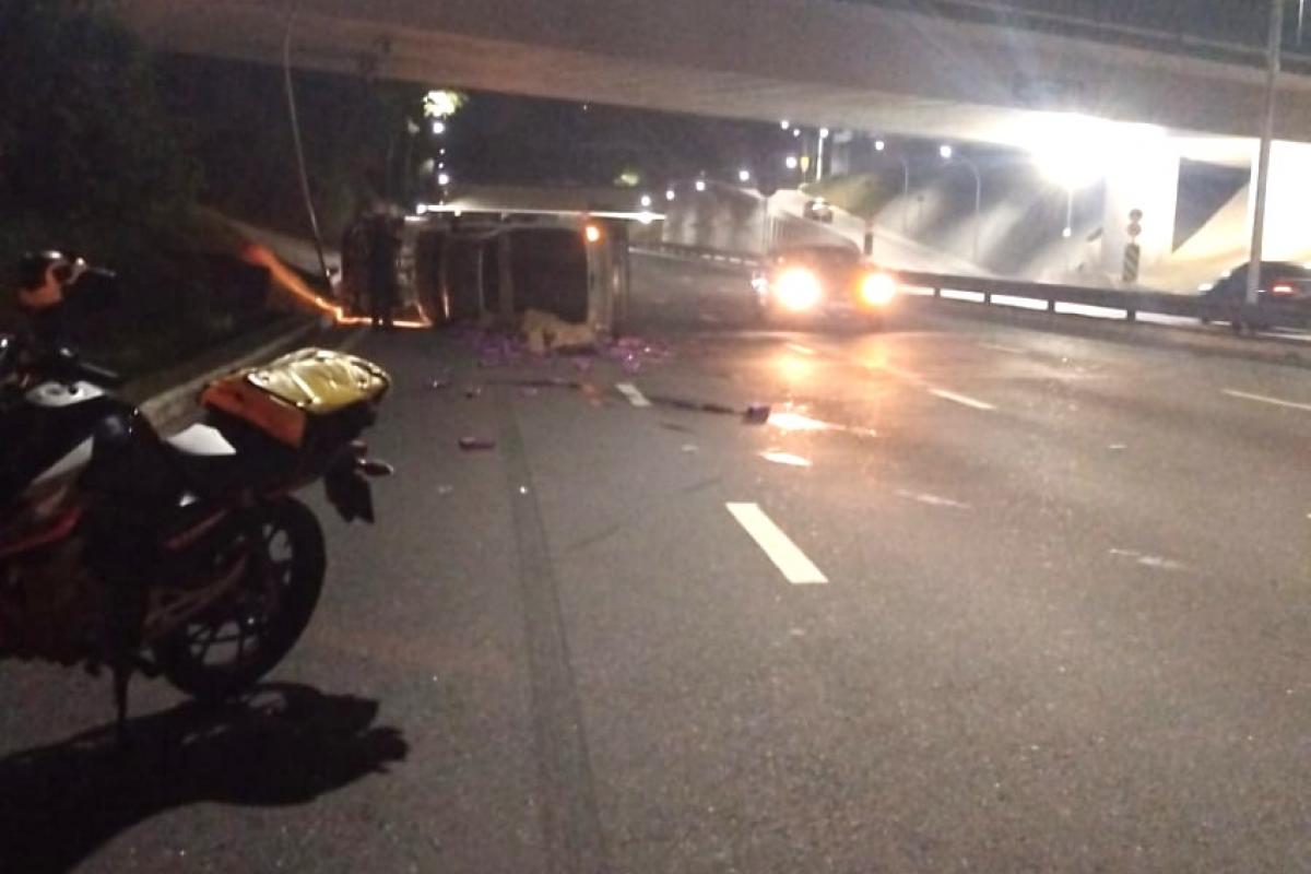 Acidente no Anel Viário em São José dos Campos