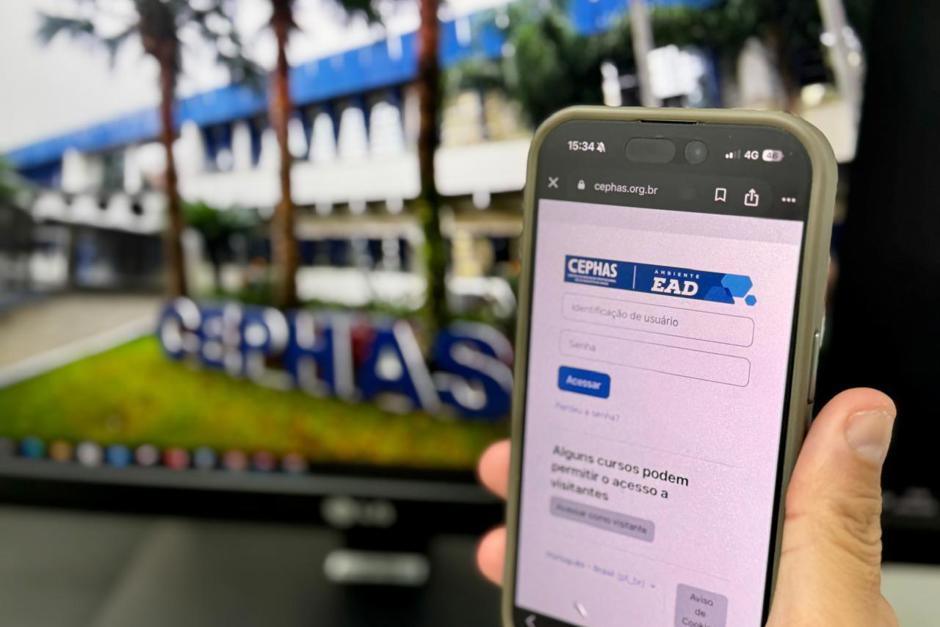 Os cursos gratuitos EAD do Cephas são destinados a moradores de São José dos Campos