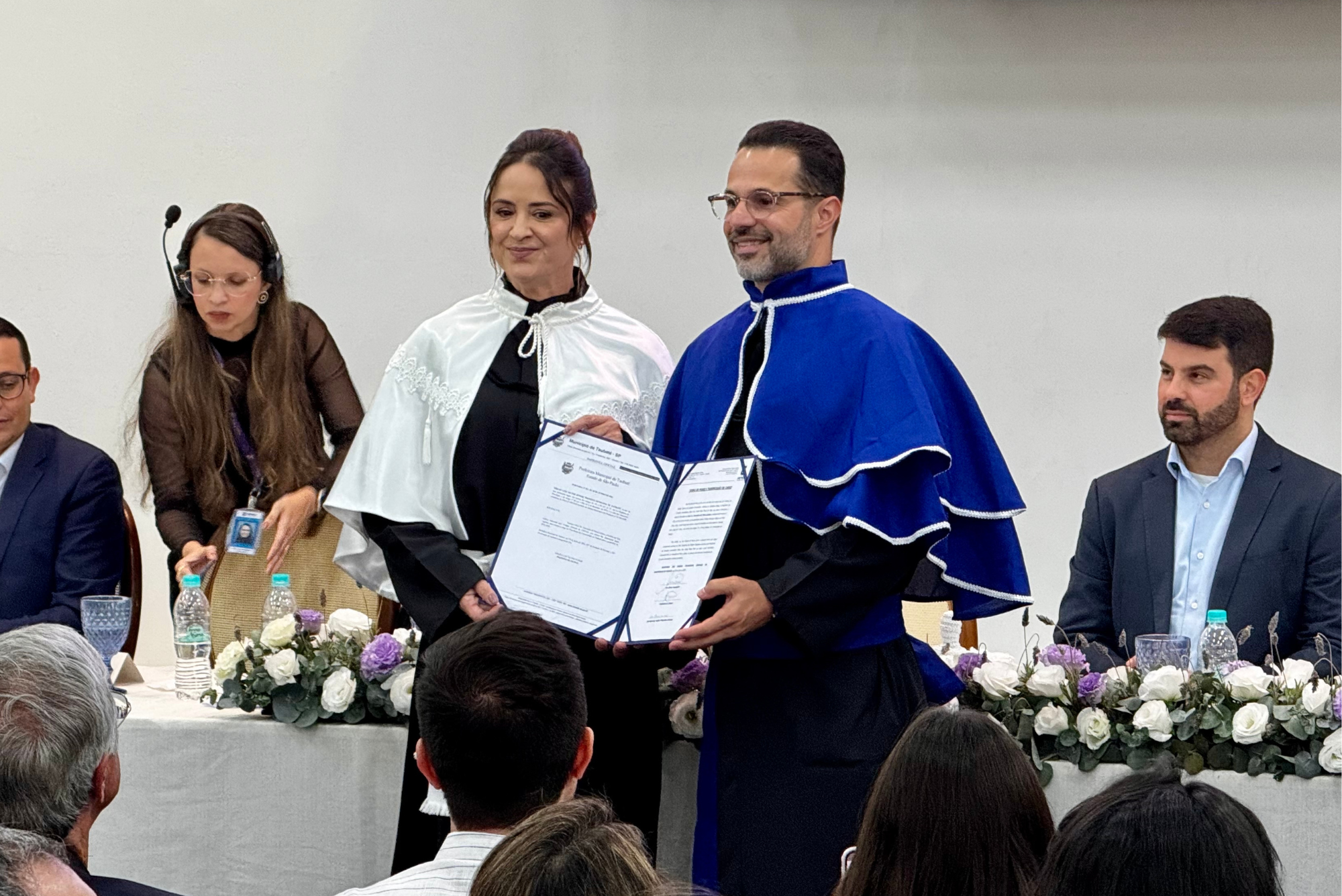Primeira ex-aluna eleita, Letícia Maria assume a reitoria da Unitau até 2030