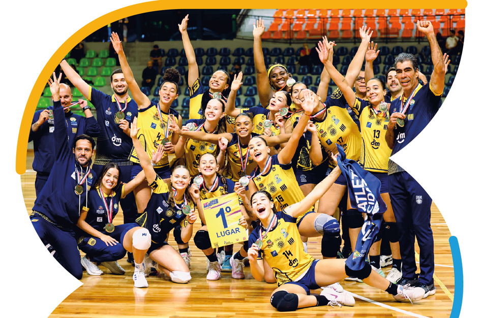 vôlei feminino sub-21 foi a última equipe joseense campeã da 68ª edição dos Jogos Regionais