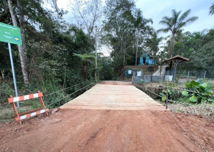 Prefeitura de São José dos Campos conclui substituição de ponte em São Francisco Xavier. Tráfego já está liberado na Estrada José Theodoro de Azevedo.