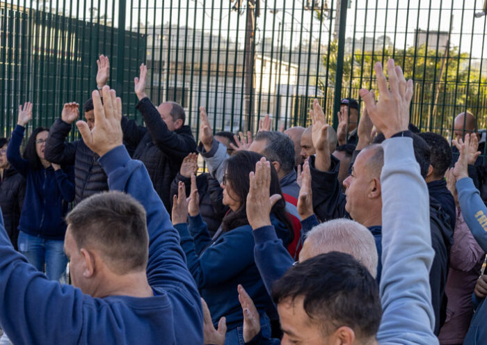 Trabalhadores da Parker Hannifin, em Jacareí