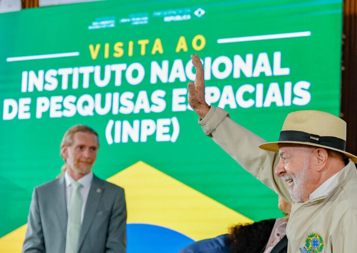 Presidente da República, Luiz Inácio Lula da Silva, durante Visita ao Instituto Nacional de Pesquisas Espaciais – INPE, em São José dos Campos