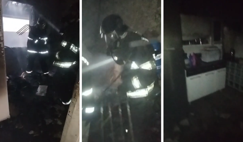 Incêndio em São Sebastião atinge casa no Porto Grande