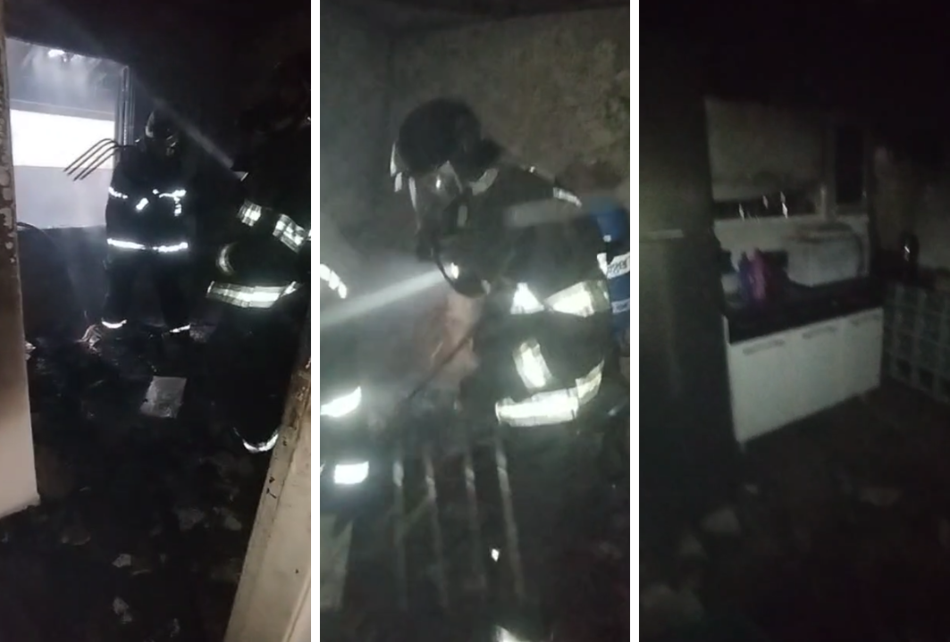 Incêndio em São Sebastião atinge casa no Porto Grande