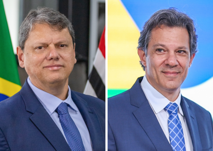 Pesquisa Ideia aponta Tarcísio com 51% contra 34% de Haddad na disputa pelo governo de São Paulo no primeiro turno.