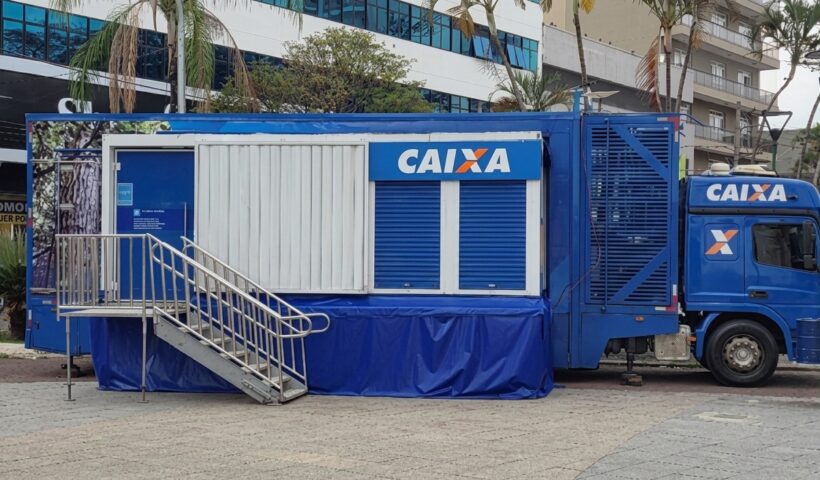 Caminhão Caixa chega a Taubaté para regularização de dívidas