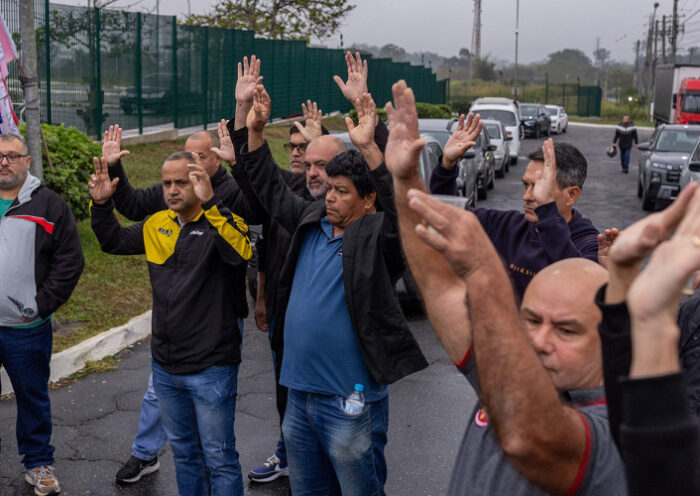 Trabalhadores da Parker Hannifin em Jacareí
