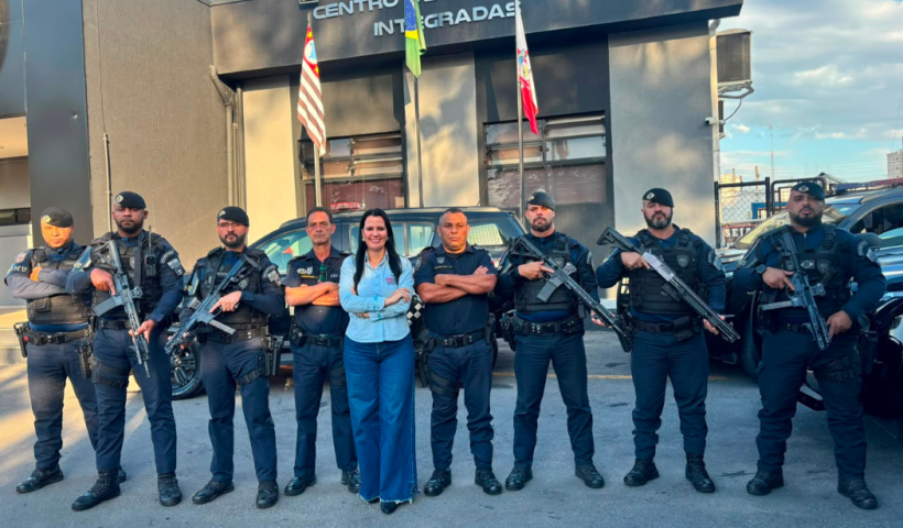Deputada Leticia Aguiar visita GCM de Jacareí e destaca investimento de R$ 300 mil para compra de uniformes e equipamentos