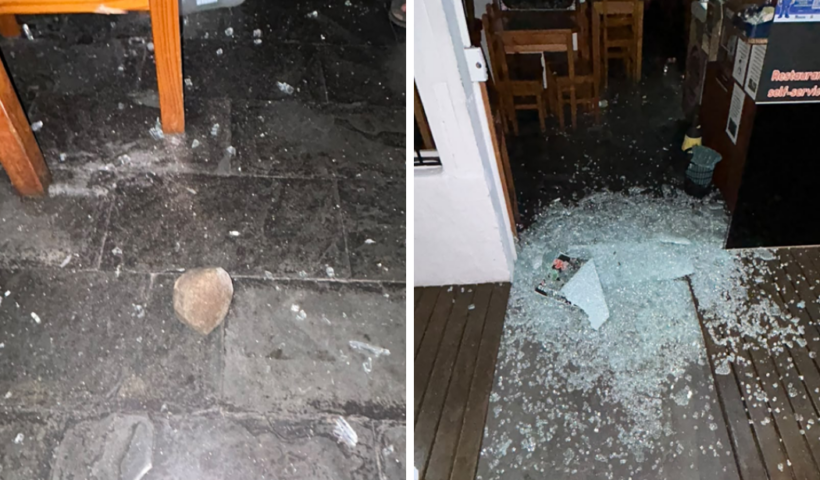Homem é preso após invadir restaurante e furtar TV, celular e 36 sorvetes durante a madrugada no Centro de Ubatuba.