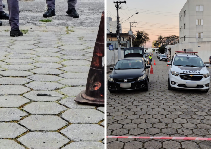 Um homem foi baleado por uma policial militar na região central após tentar atacá-la com uma faca em São José dos Campos.