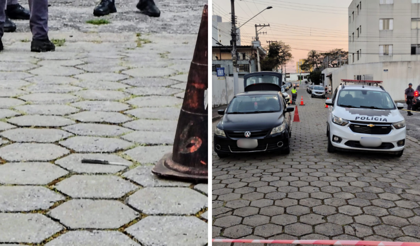 Um homem foi baleado por uma policial militar na região central após tentar atacá-la com uma faca em São José dos Campos.