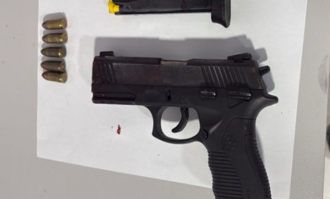 Pistola apreendida de ocorrencia em Lorena