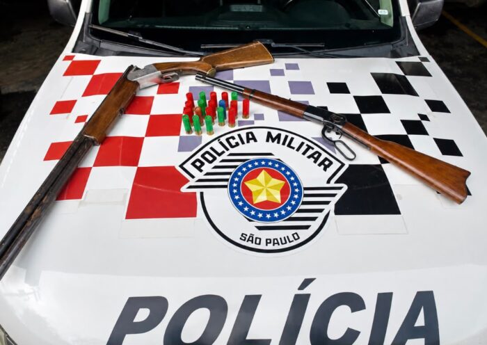 Denúncia de tiros termina com armas apreendidas na Zona Norte de SJC