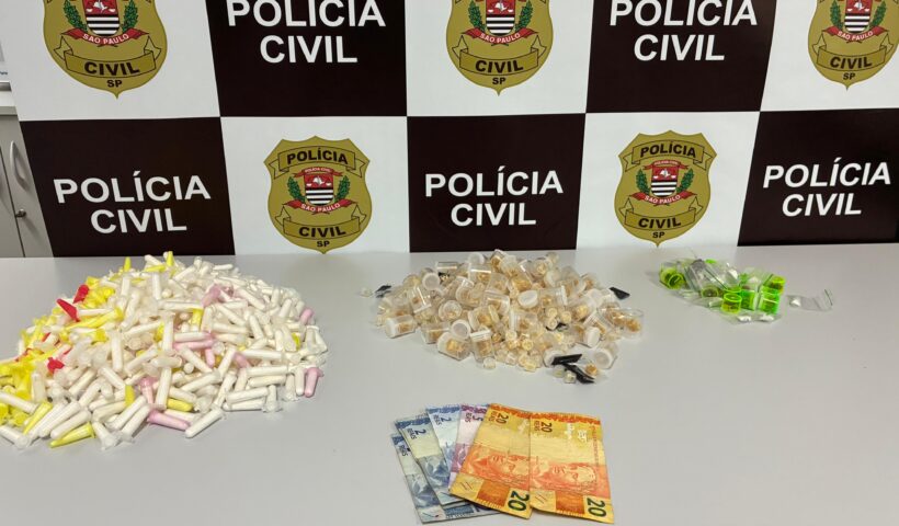 Drogas apreendidas durante uma investigação relacionada à morte de Cauã, de 16 anos.