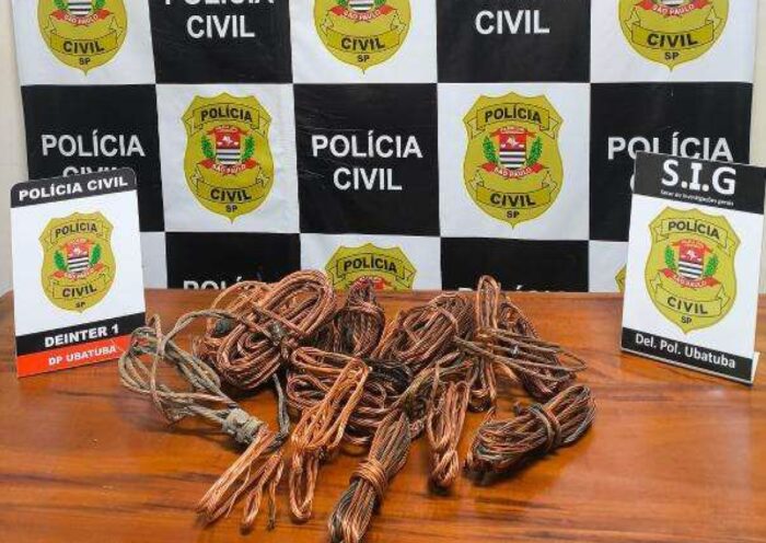Polícia prende comerciante por receptação de cobre em Ubatuba
